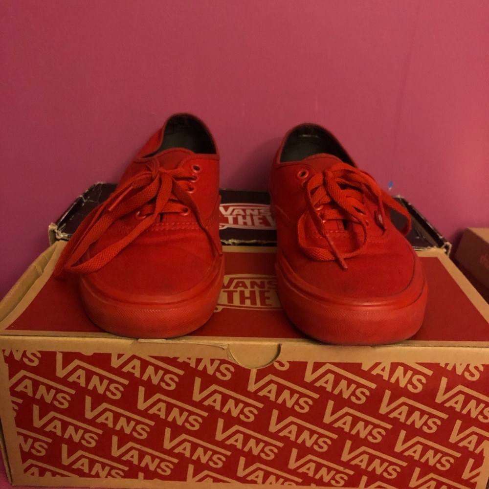Red Vans